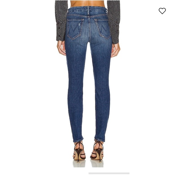 Mother Denim / The Looker Where Is My Mind Blue Mid Rise Skinny Jeans Size 27 - Picture 3 of 7